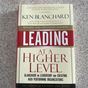 Leading at a higher level by Ken Blanchard hardback. Like new